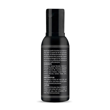 Beardo Beard & Hair Growth Oil, 50ml (Pack of 2) | Natural Hair Oil for Thicker & Longer Beard | Beard Oil for Uneven, Patchy & Fast Beard Growth | Growth Oil for Stronger & Fuller Beard Hair